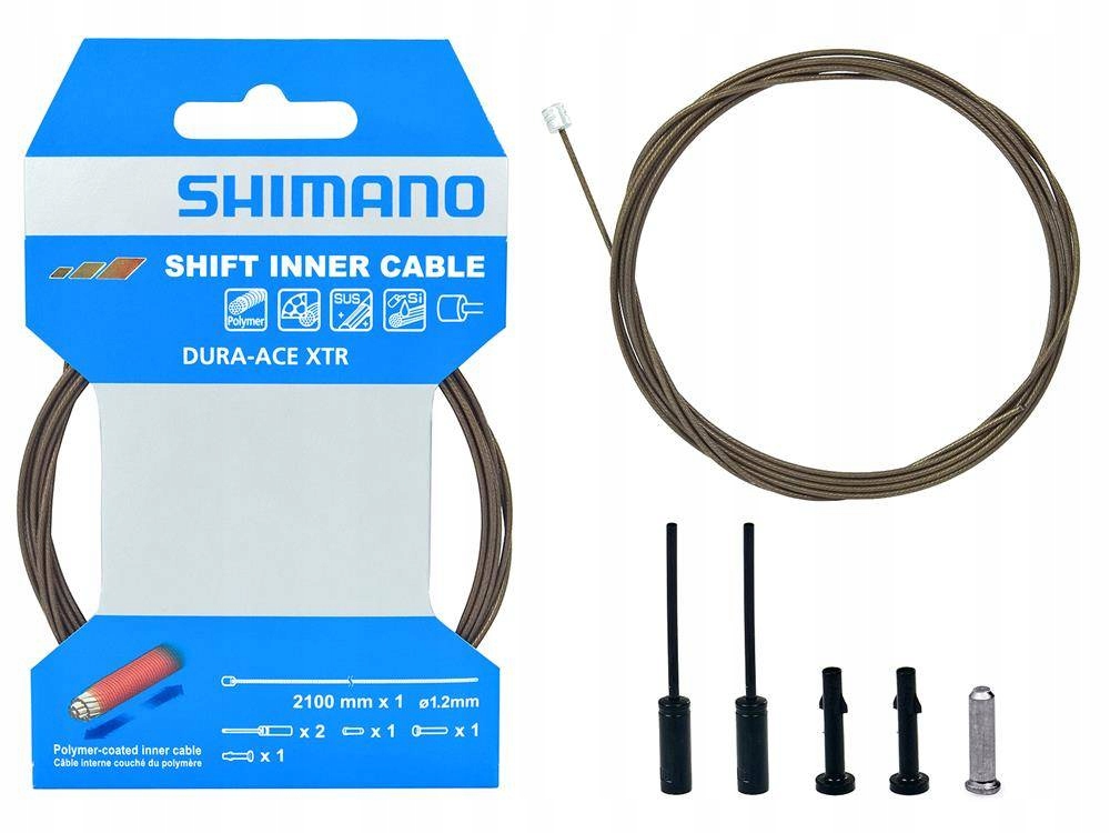 Linka Przerzutki Shimano Xtr Dura-Ace Polimer Końcówki Oryginał Box