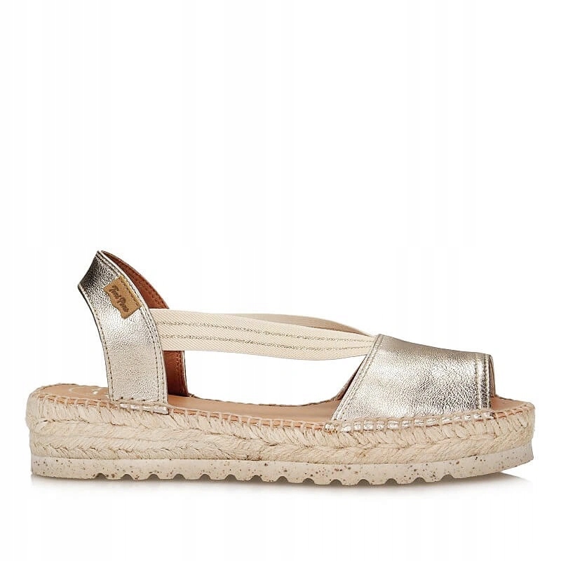 Dámské sandály Toni Pons Estel-sw plati, zlaté, nazouvací espadrilky