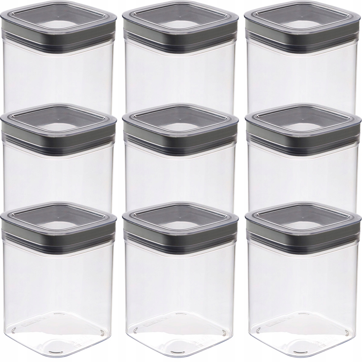 

9x Pojemnik Na Żywność Sypkie Płatki Makaron 1,3L