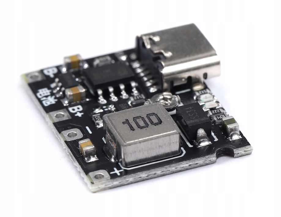 Moduł 2w1 TP4056 + MT3608 Ładowarka i przetwornica Step-Up 28V USB-C / 0116 Waga produktu z opakowaniem jednostkowym 0.05 kg