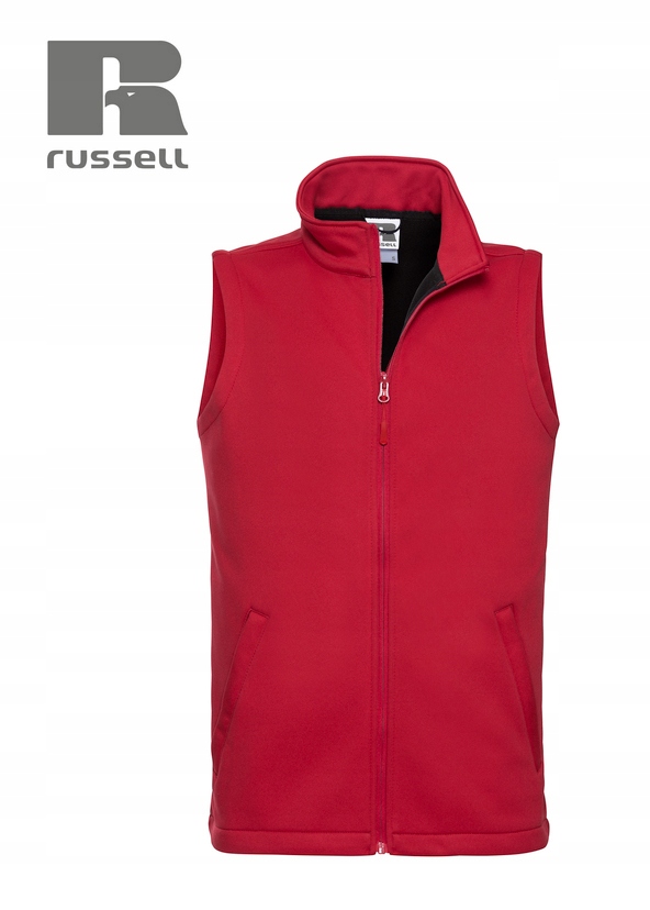 RUSSELL Bezrękawnik Kamizelka SMART SOFTSHELL Teflon CZERWONA Rozmiar: XXL