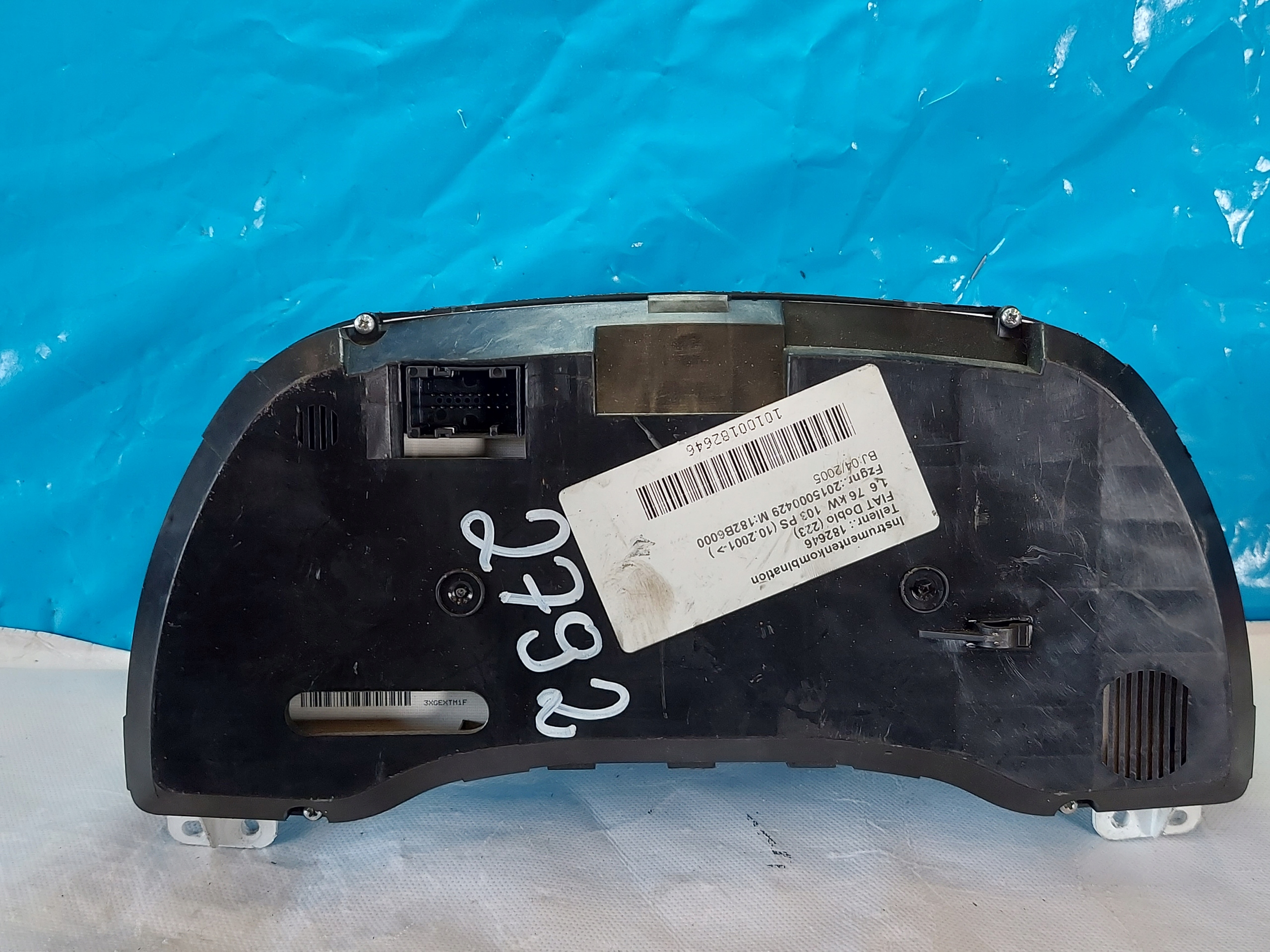 dials clock FIAT DOBLO 1.6 MJTD 51747074