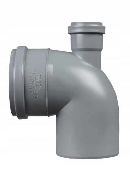 KOLANO FI 110 Z ODEJŚCIEM NA 50 PRZYŁĄCZE GÓRNE