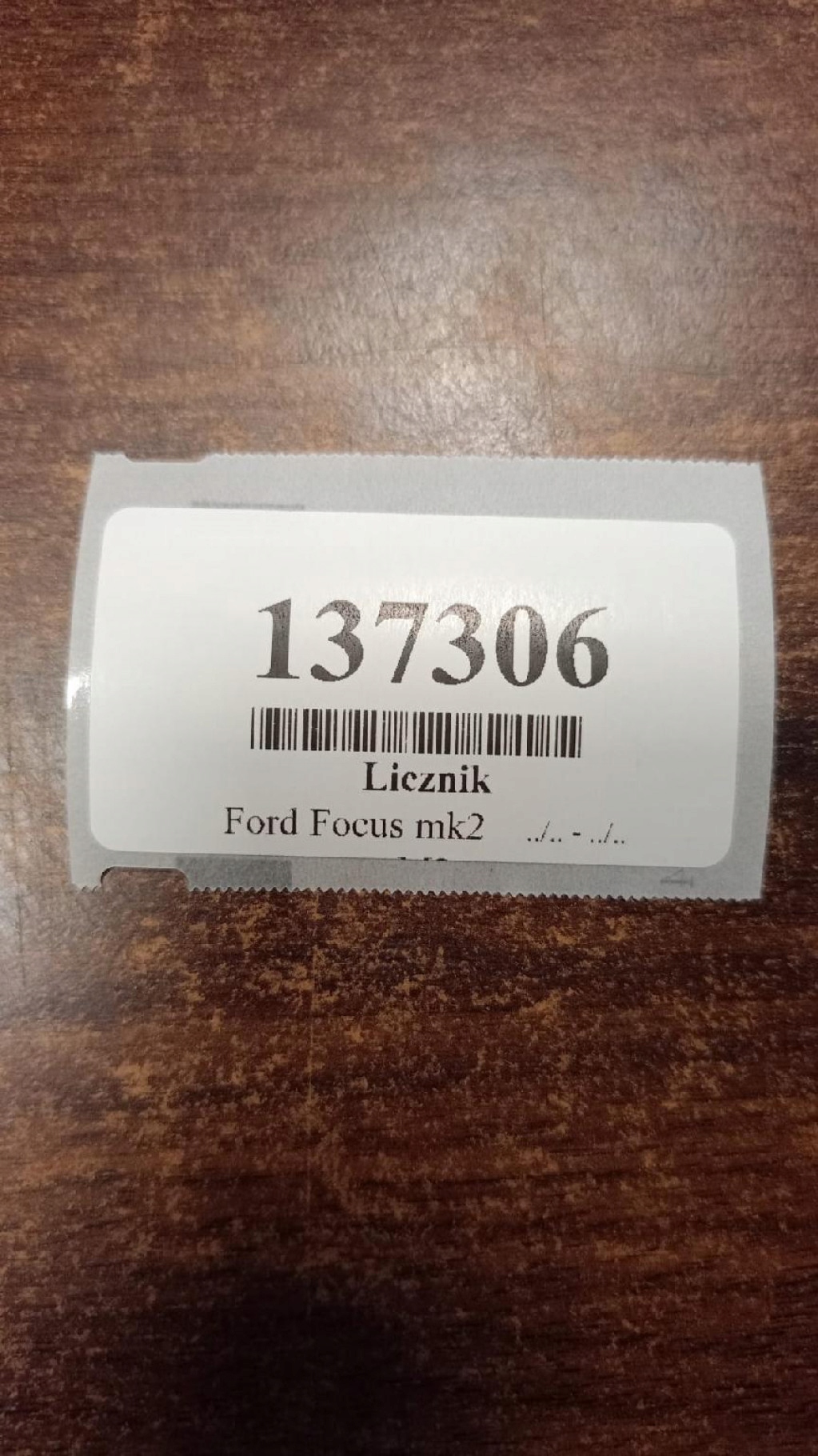 FORD FOCUS MK2 1.6 D dials 7M5T10849CB