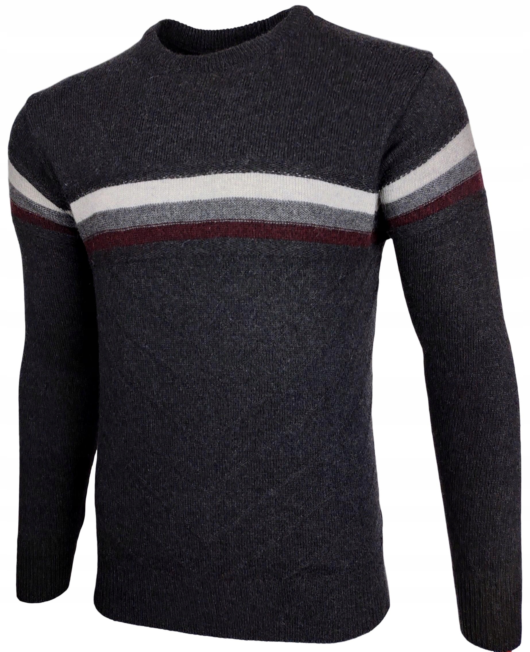 SWETER MĘSKI WEŁNIANY _ W185 BARDZO CIEPŁY r. XXL Marka inna