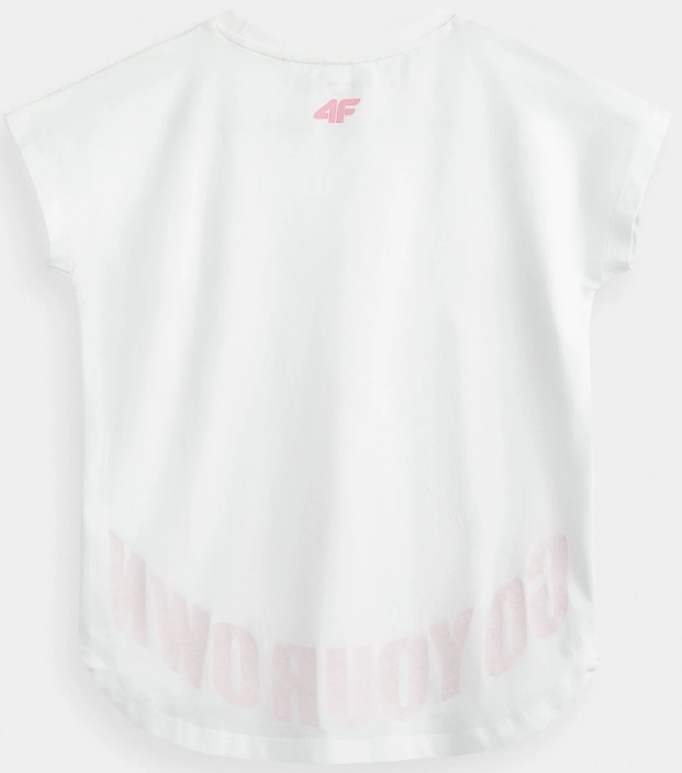 4F T-SHIRT DZIEWCZĘCY KOSZULKA _ JTSD006A _ r. 158 Marka 4F