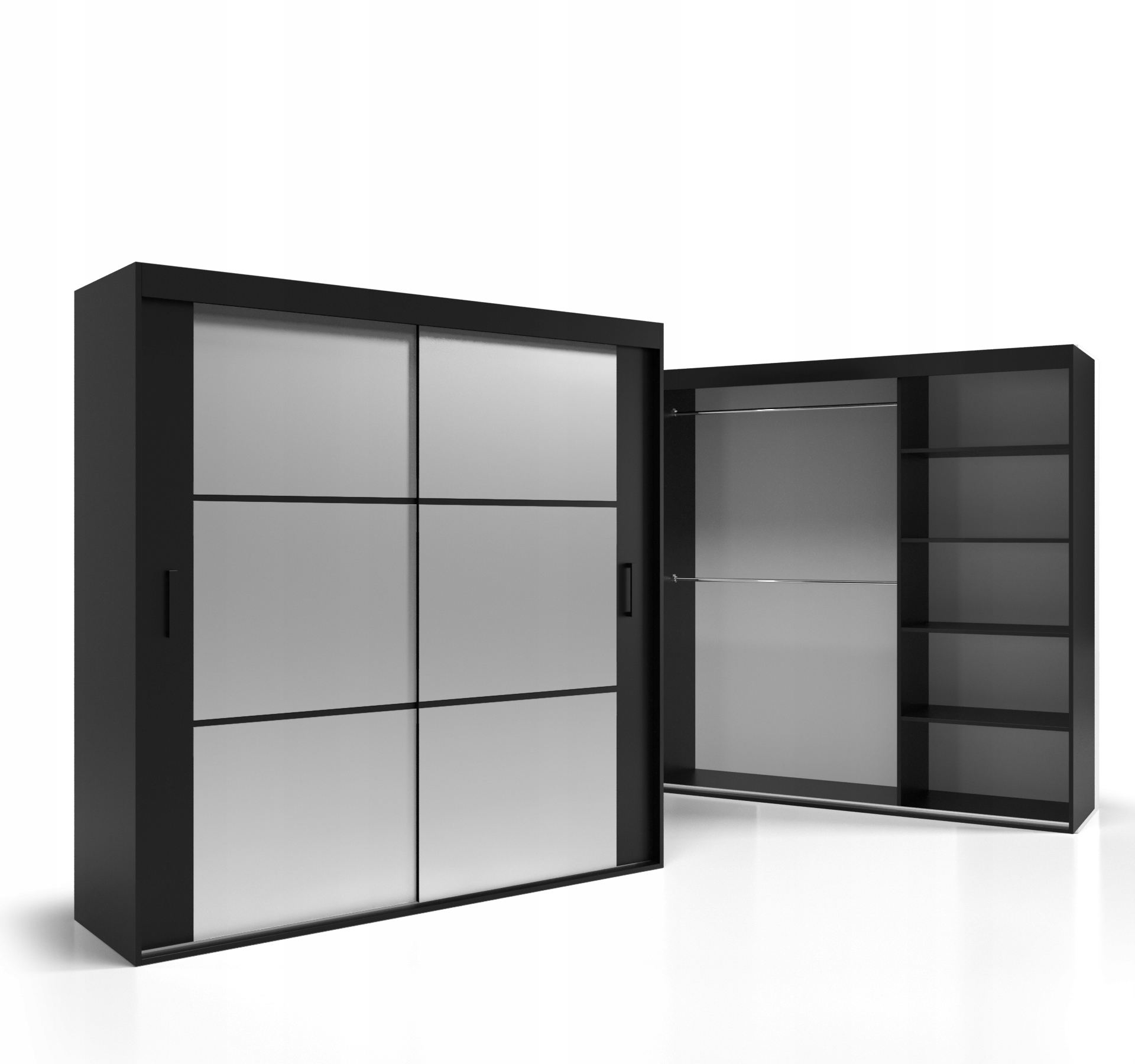 Skříň s možností personalizace se zrcadlem 200x220 Deska 18 mm VSZ100 O-sofa