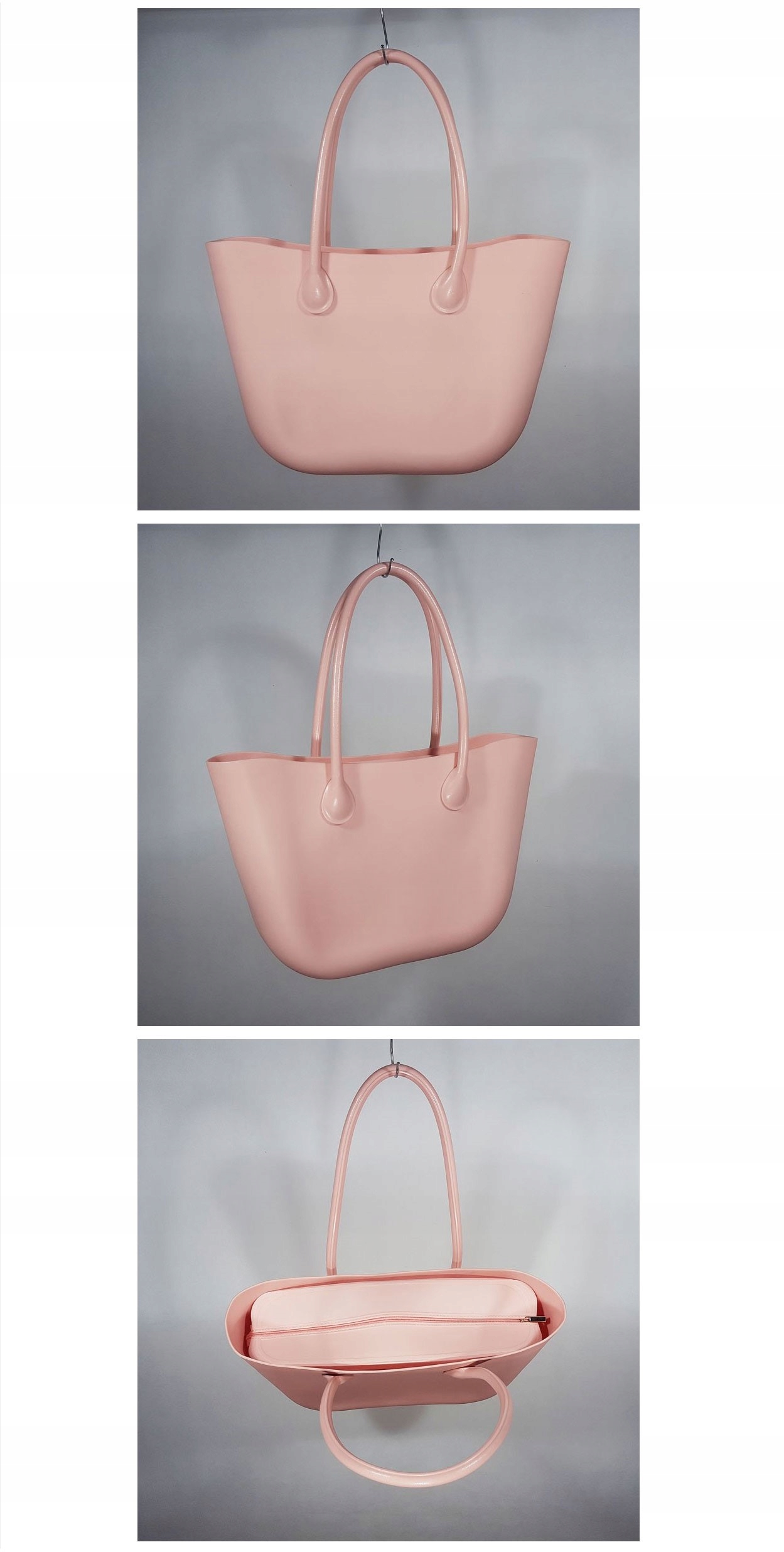 O TORBA GUMOWA HOBO TOREBKA JELLY SHOPPER BAG TGG Kolor wielokolorowy