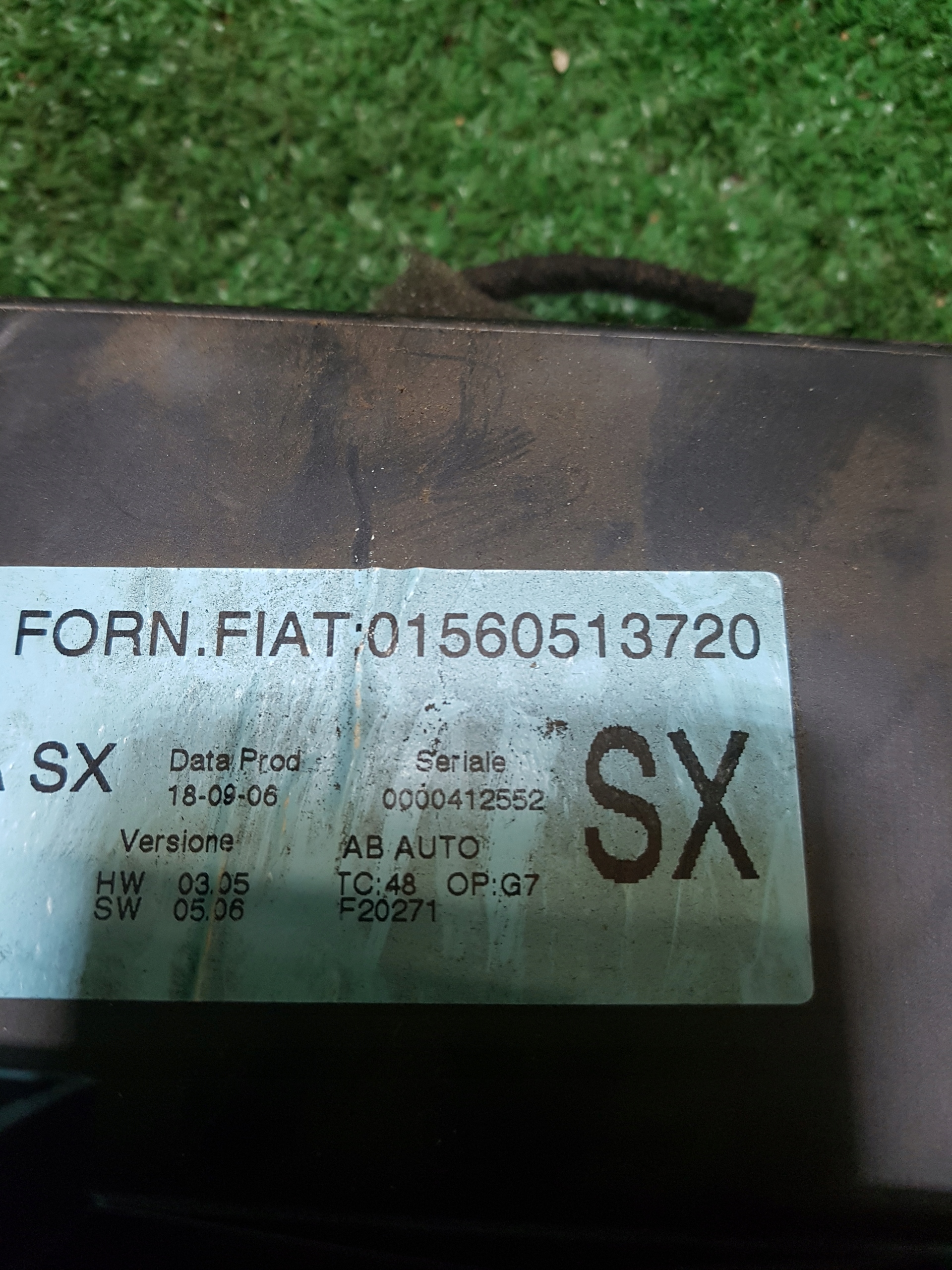 control panel air conditioning devices ALFA ROMEO GT 01560513720