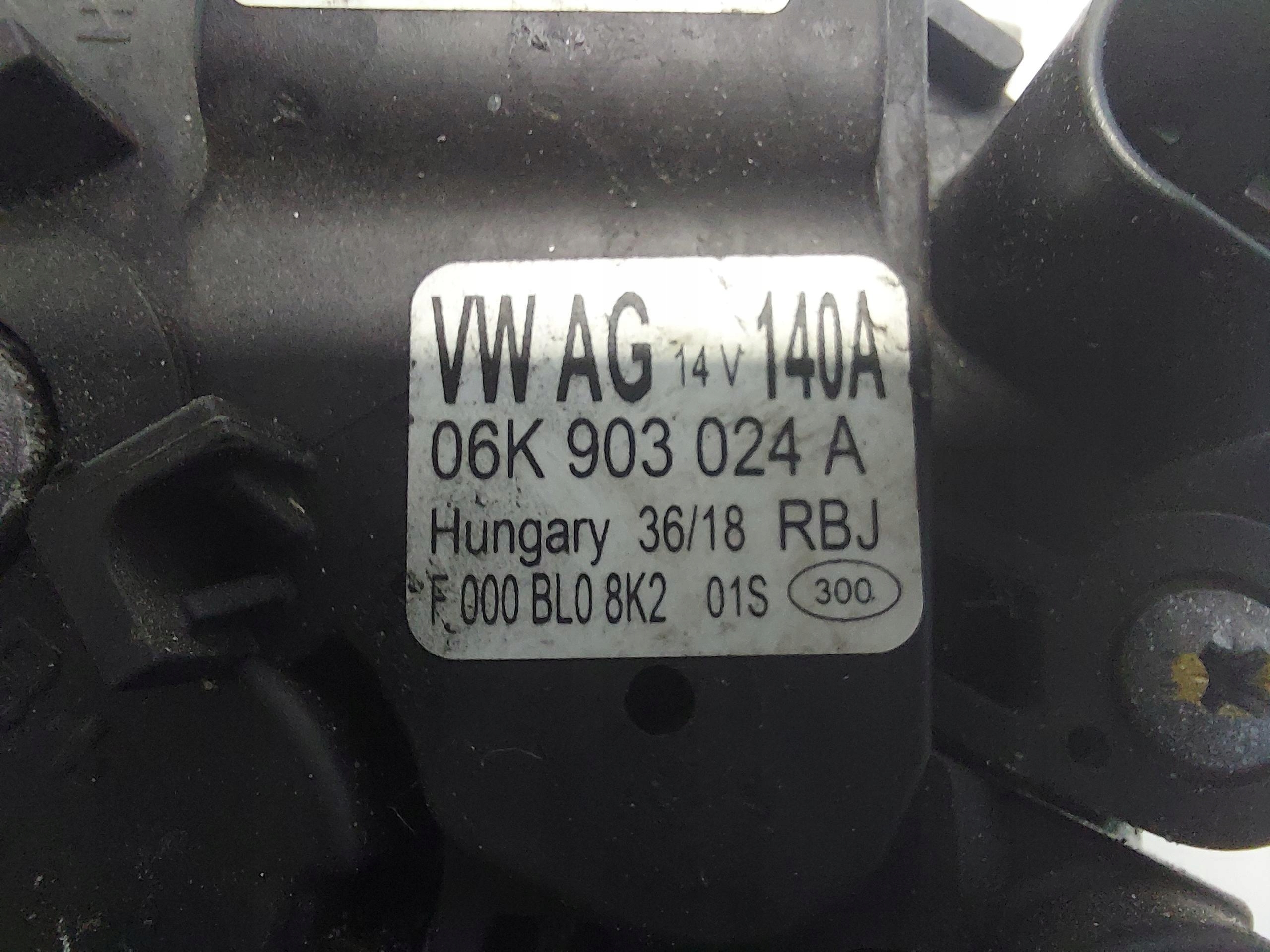 VW Arteon 3G8 2018r alternator 06K903024A