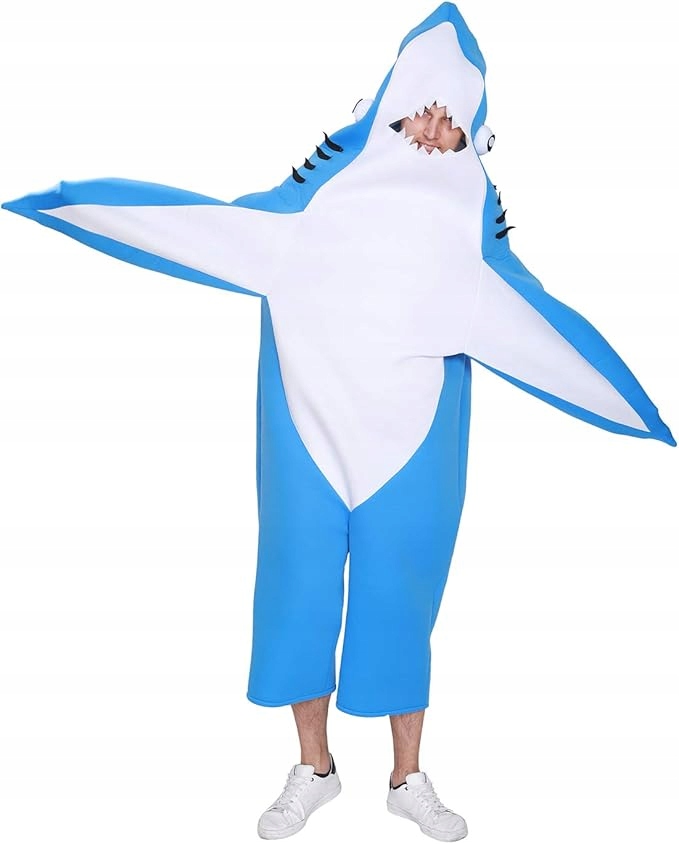 Unisex kostým žraloka jednodílný fantazijní Halloween párty kostým