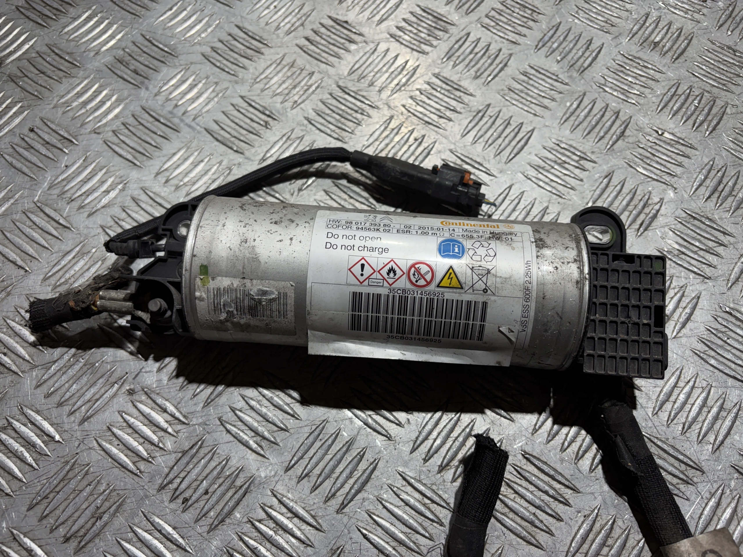 MODUŁ START STOP PEUGEOT 508 II 9801739380