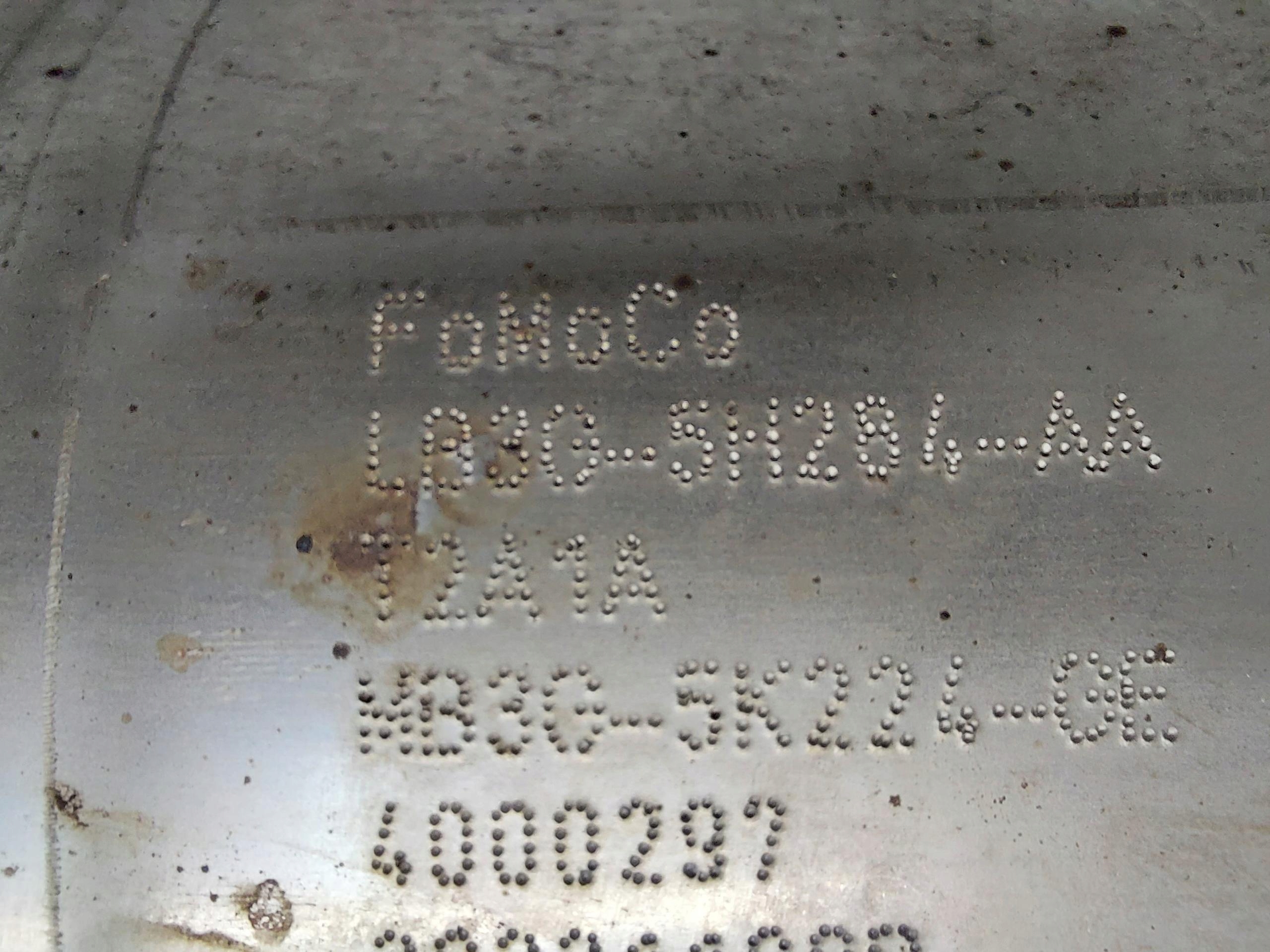 Ford Ranger VI 6 2.0 TDCI catalyst DPF LB3G-5H284-AA