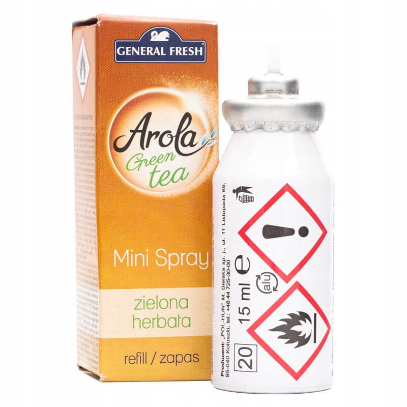 ODŚWIEŻACZ MINI SPRAY ZAPAS ZIELONA HERBATA 15ml.[ — miniatura 2