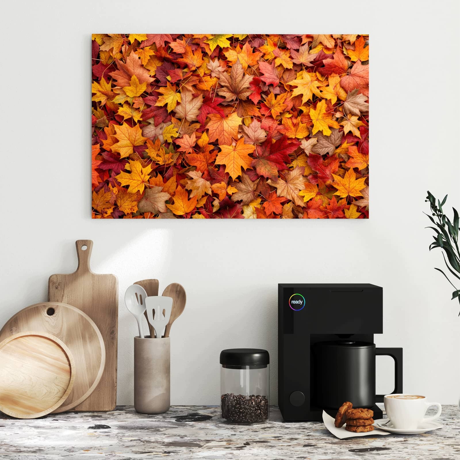 Magnetická tabule Podzimní listy 60 × 40 cm