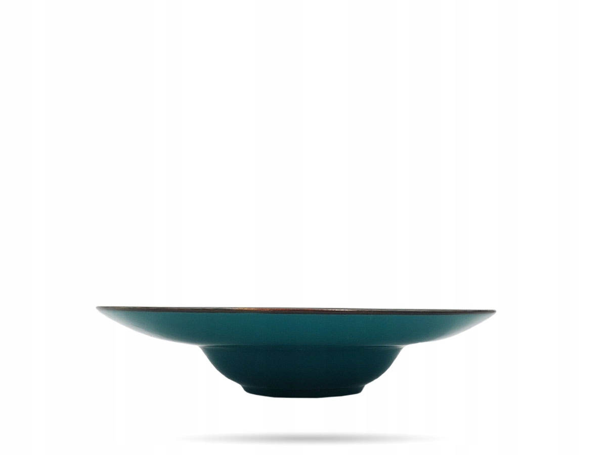 Talerz do pasty 28 cm Cottage Turkus BOGUCICE Stan opakowania zastępcze