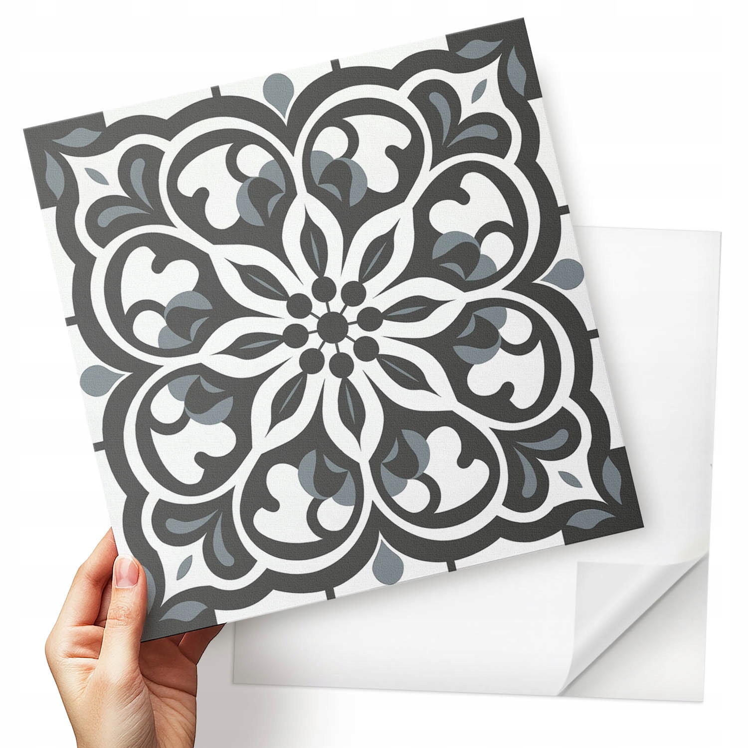Balíček samolepících Pvc dlaždic Ornamenty v květinovém stylu 9x30x30 cm