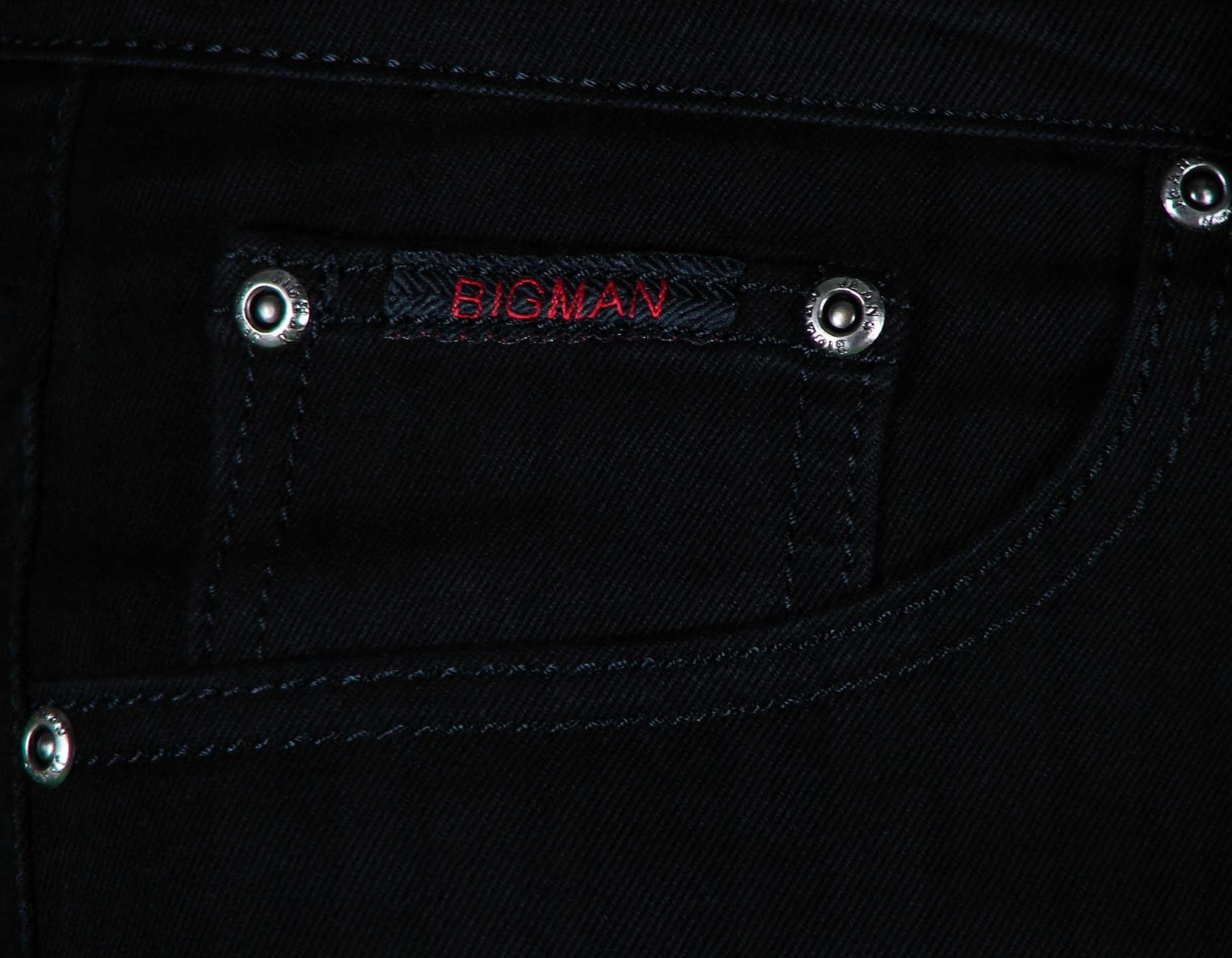 SPODNIE MĘSKIE JEANSOWE CZARNE W34 L32 W90-92 cm Długość nogawki długa