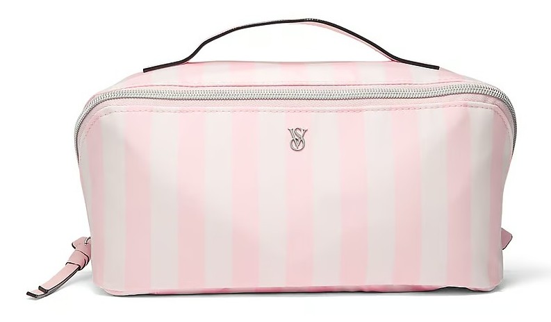 Kosmetyczka Victoria's Secret 3w1 Makeup Bag róż w paski