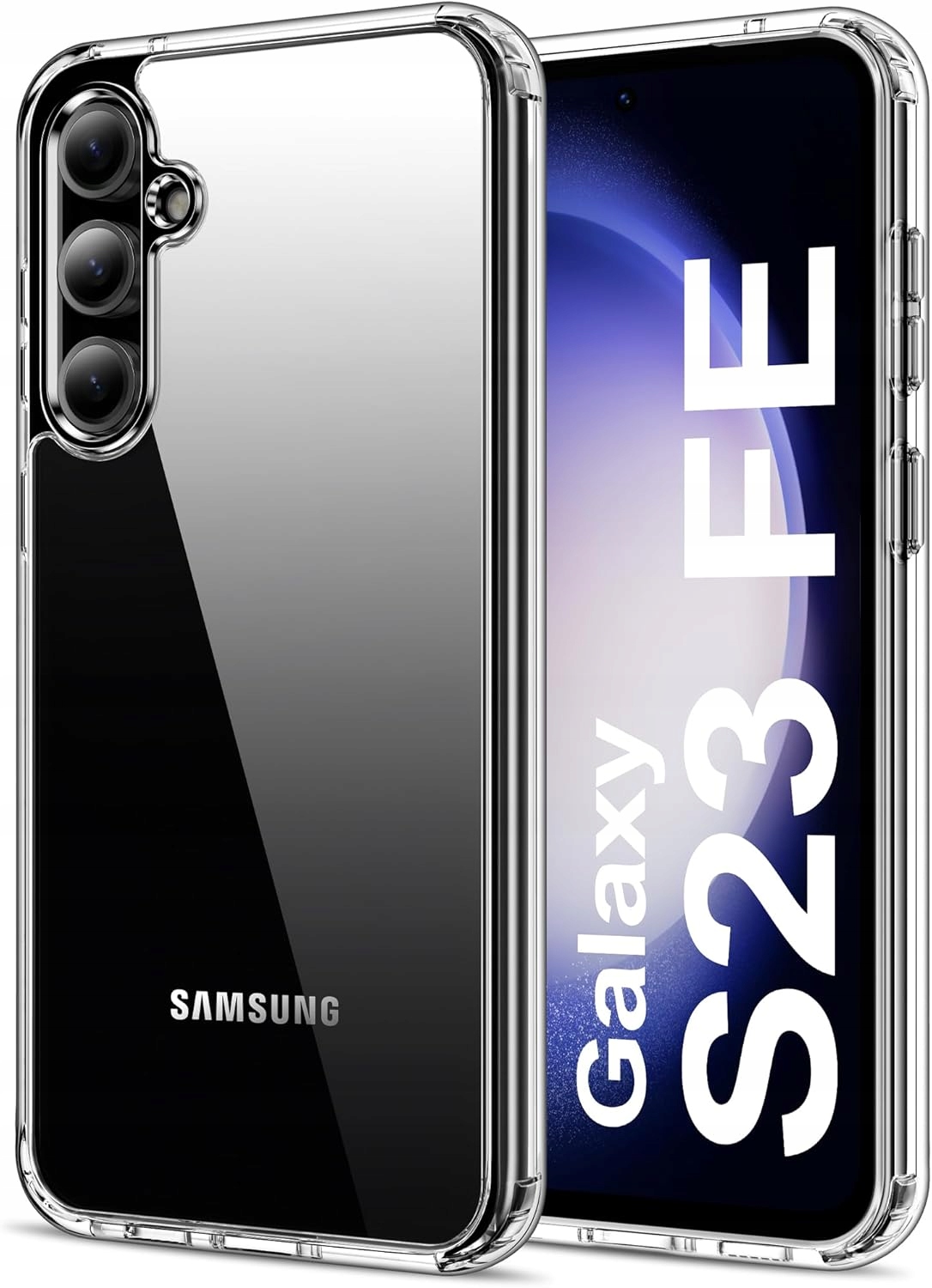 Hoomil Etui plecki do Samsung Galaxy S23 Fe przezroczyste Tpu Anti-Yellow