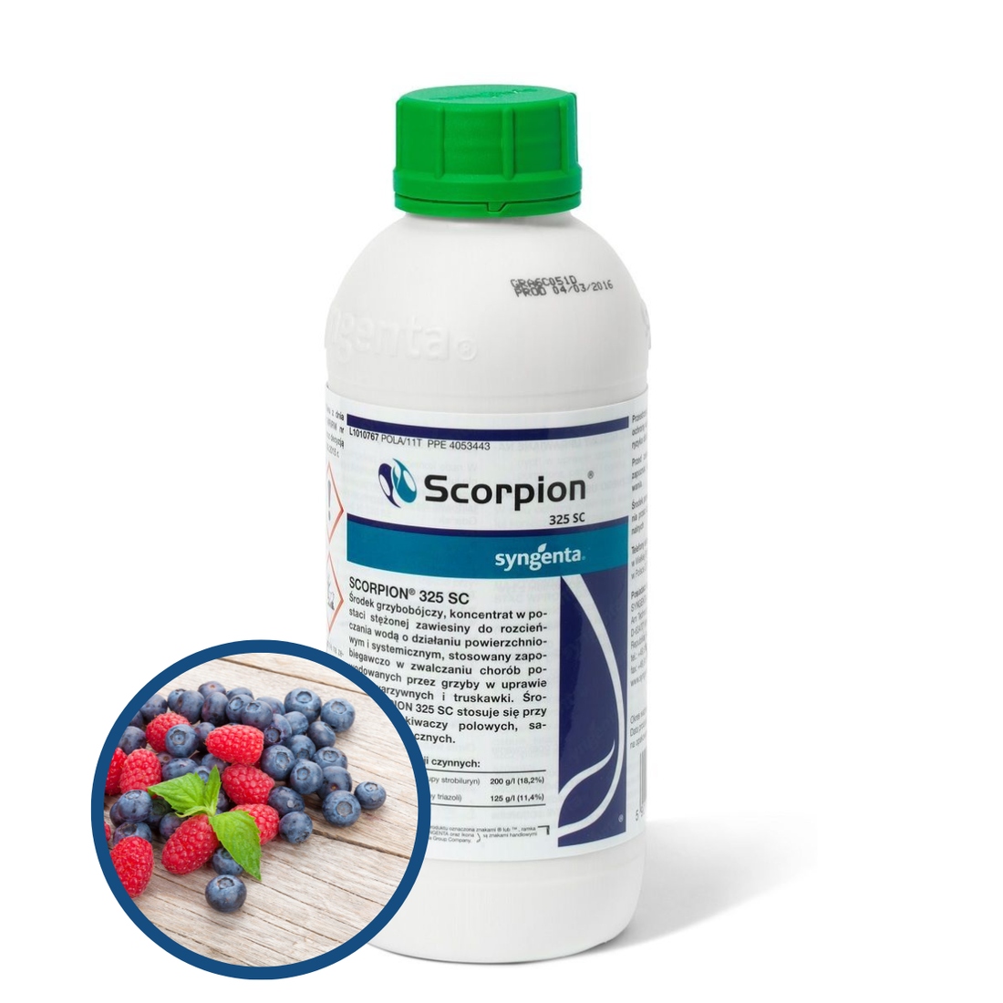 Scorpion 325 Sc 1L Syngenta mączniak prawdziwy szara pleśń alternarioza
