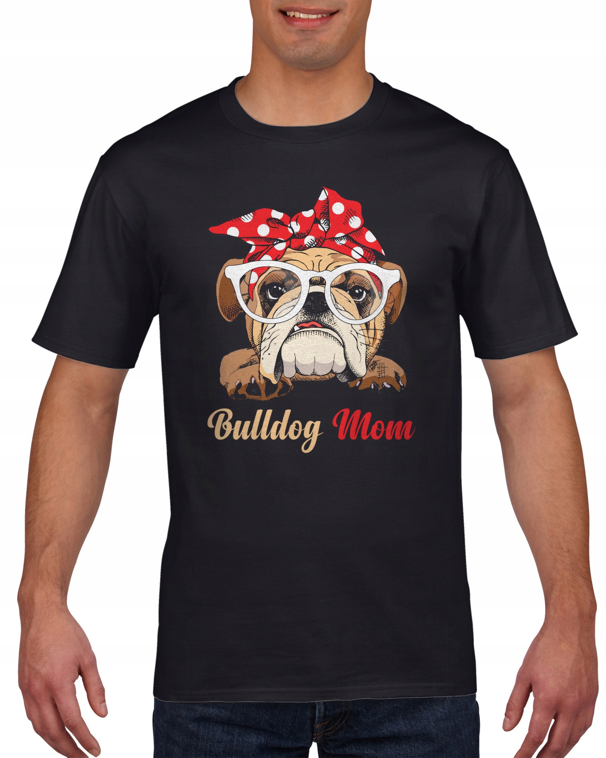 

Koszulka męska Pies bandana buldog mama XXL