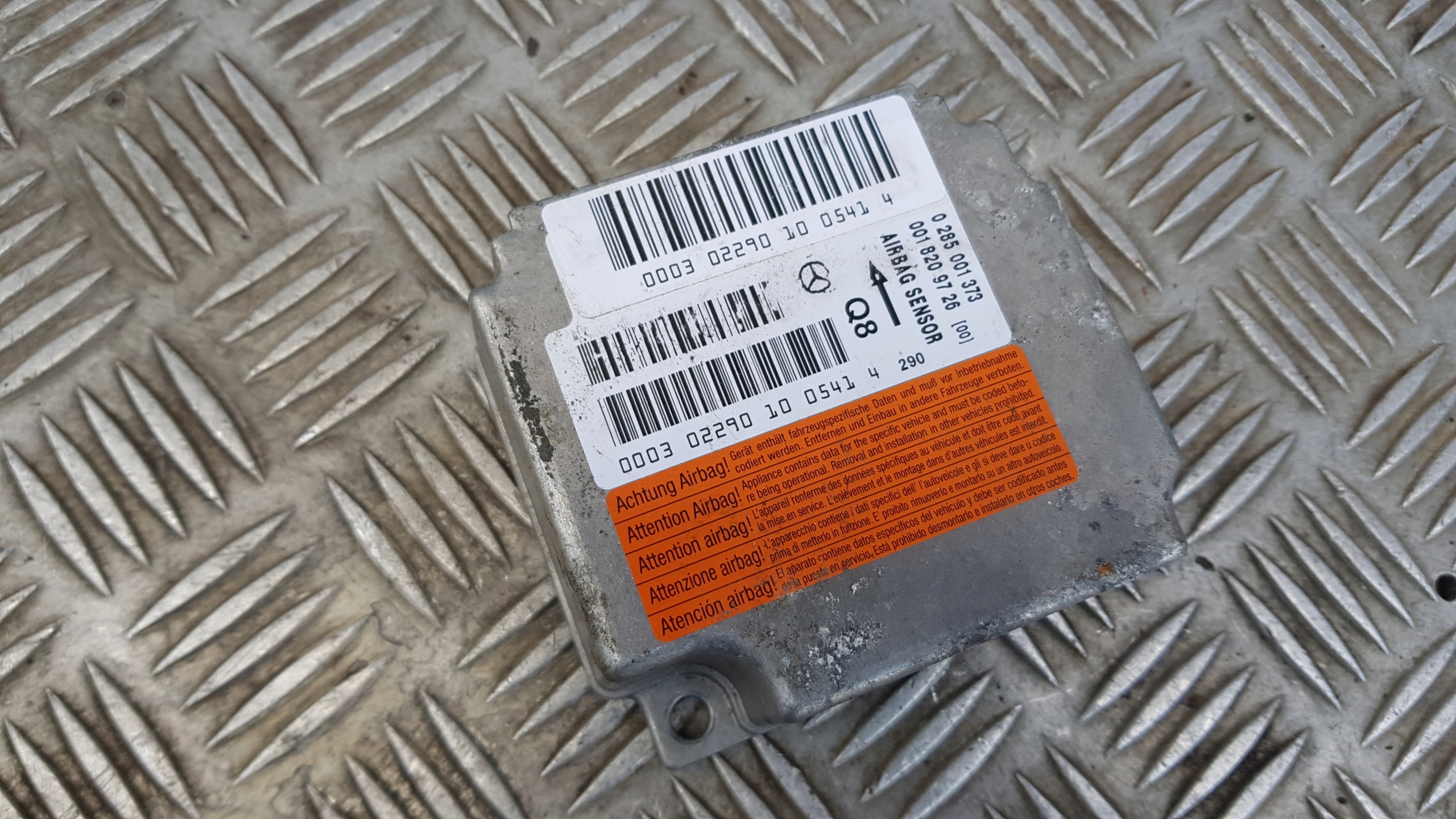 MERCEDES W203 module SENSOR airbag 0285001373