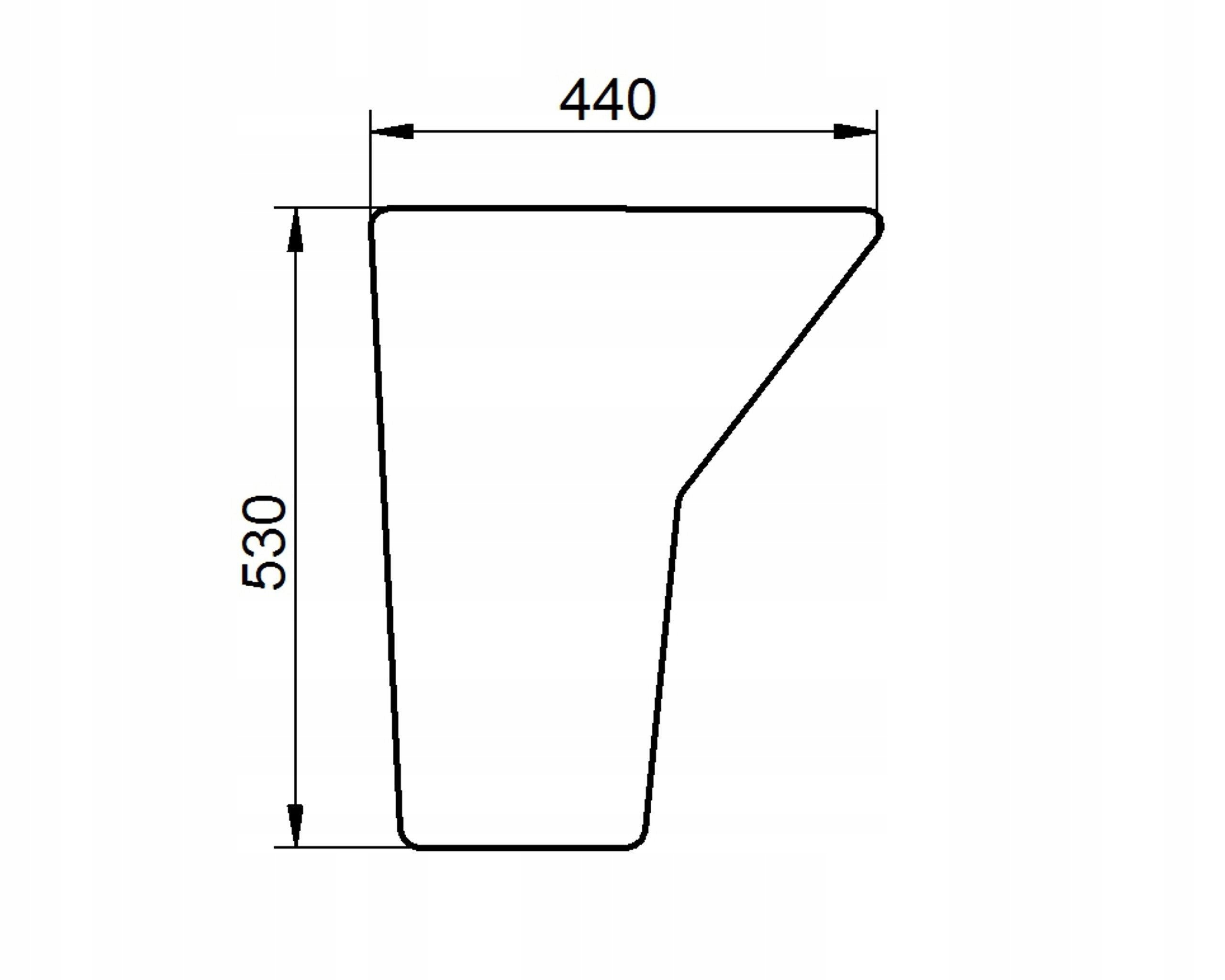 sklo rypadlo-nakladač Case spodní dveře L E43999
