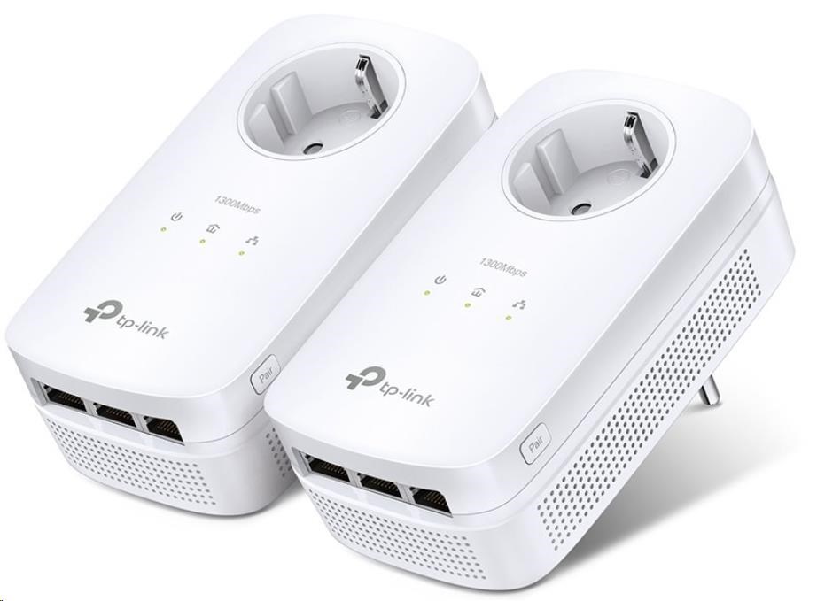 TP-link TL-PA8030PKIT AV1300 Powerline Starter Kit s tromi gigabitovými por