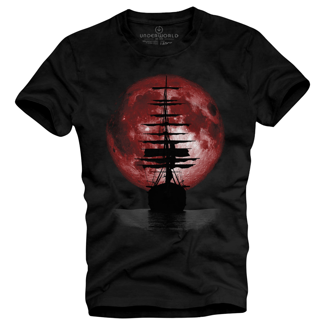 

T-shirt męski Underworld Ship czerwony roz. L