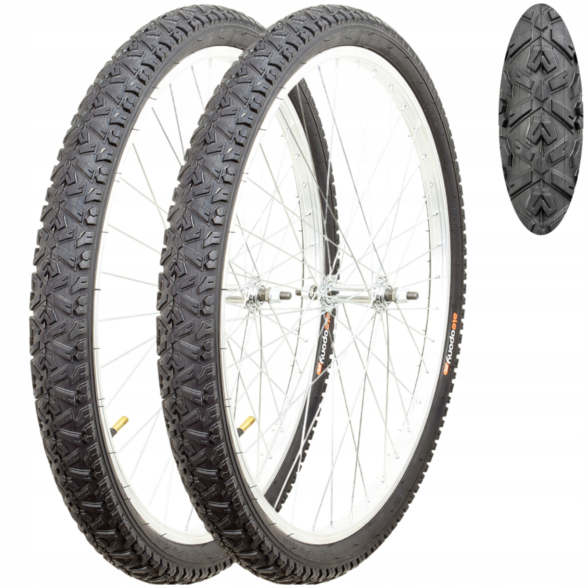 2x Opona Rowerowa 26x2.125 26" Cali 57-559 Mocna Uniwersalna Mtb 26 x 2.125