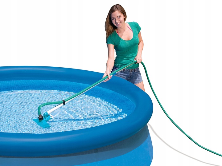 ZESTAW DO CZYSZCZENIA BASENU ODKURZACZ SIATKA KIJ INTEX 28002 Kod producenta 28002