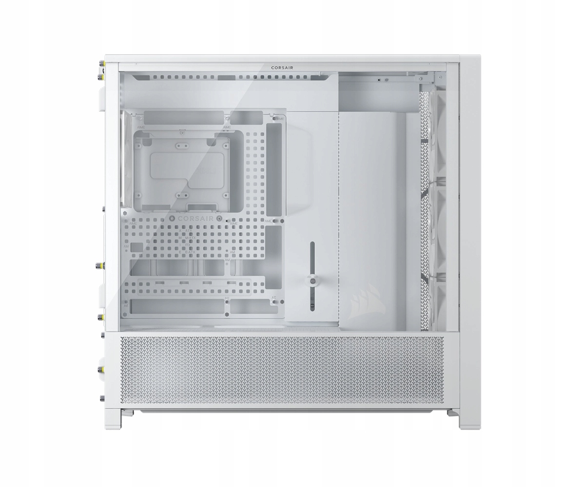 CORSAIR FRAME 5000D RS (4xRS140) Mid-Tower Case, White — 3