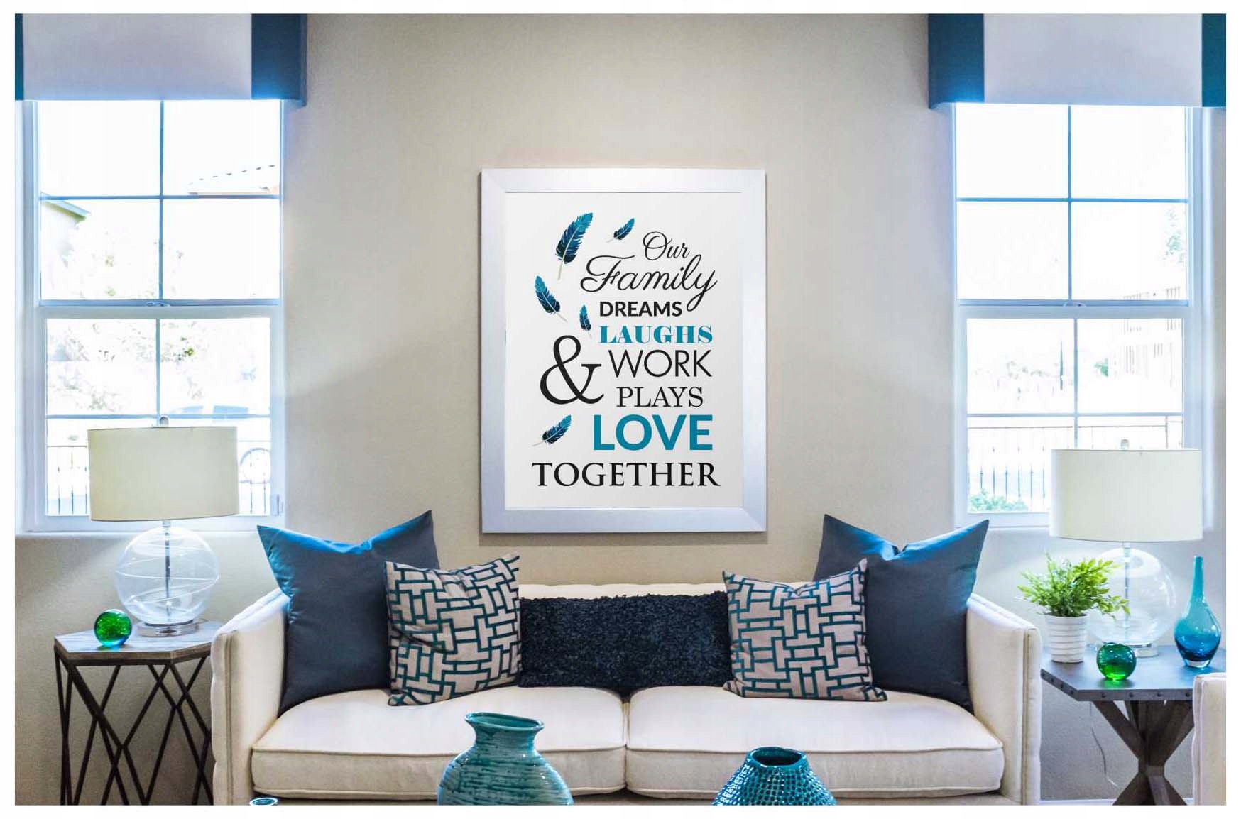 PLAKAT NA ŚCIANĘ DO SALONU 50x70cm SL_010D Lego Marka inna