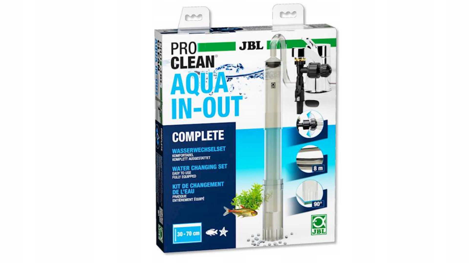 JBL Aqua In-Out Reinigungskamm - Komplett-Set Für Aquarium Pflege