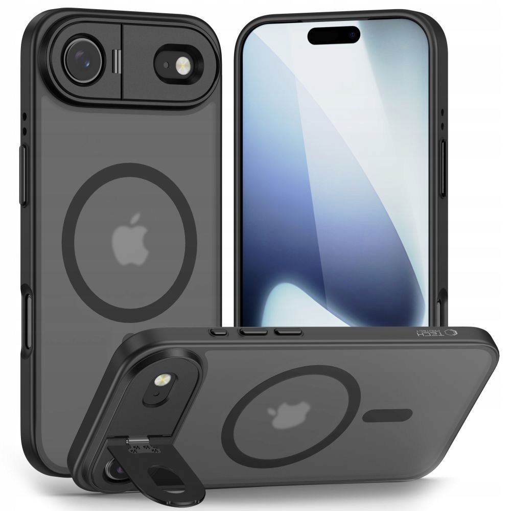 Etui do iPhone 17 Air Tech-Protect Magstand Magsafe Matte czarne