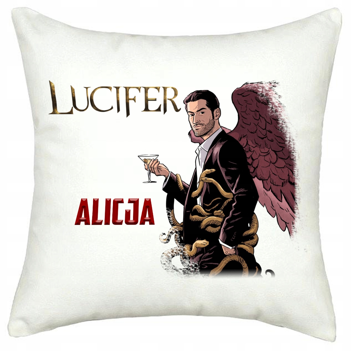 PODUSZKA LUCYFER LUCIFER SERIAL+ IMIĘ