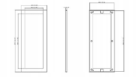 RAMKA DO MODUŁÓW WIDEODOMOFONOWYCH DAHUA VTM126 Marka Dahua