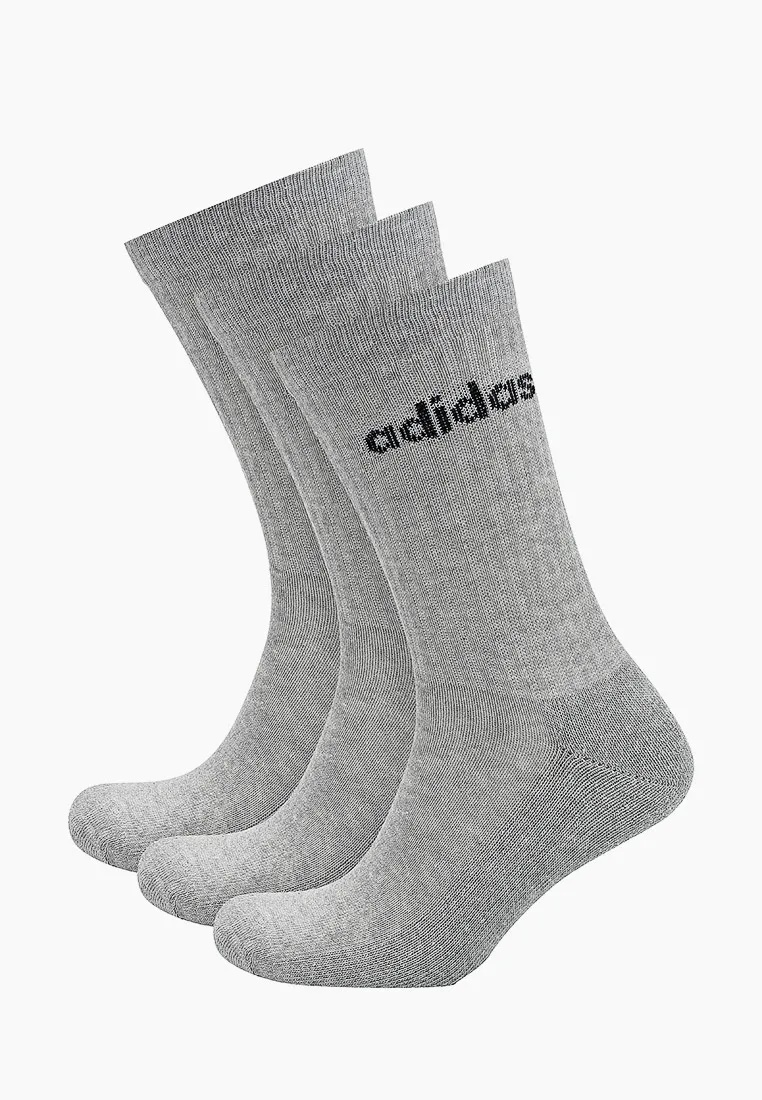 ADIDAS SKARPETY DŁUGIE CREW BAWEŁNA r.37-39 3PAK