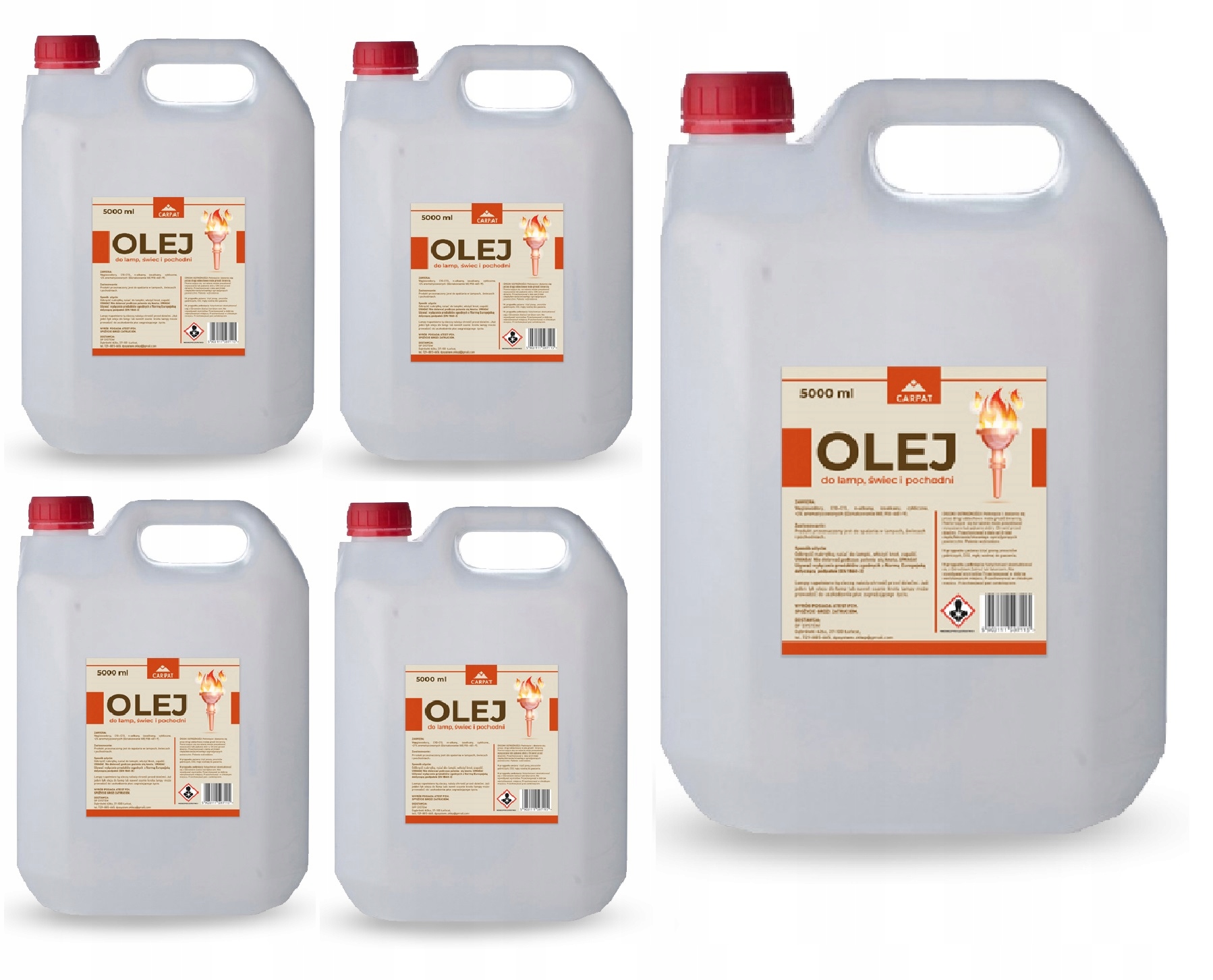 

Olej Do Lamp Świec I Pochodni 4 x 5L