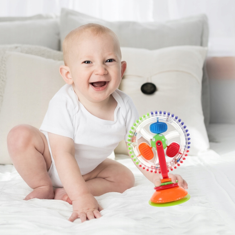 MŁYNEK KOŁOWROTEK PRZYSSAWKA ZABAWKA SENSORYCZNA GRZECHOTKA DIABELSKI MŁYN Bohater brak