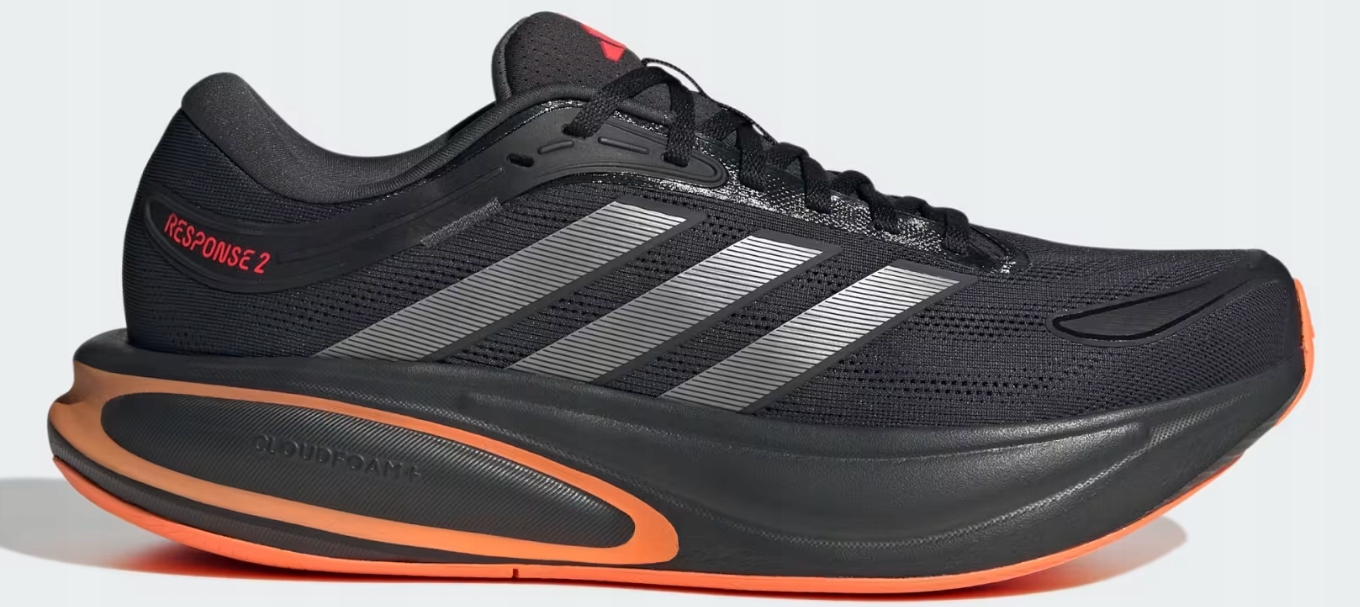 Buty Męskie Adidas Response 2M KJ1755 Czarno-pomarańczowe r.41 1/3