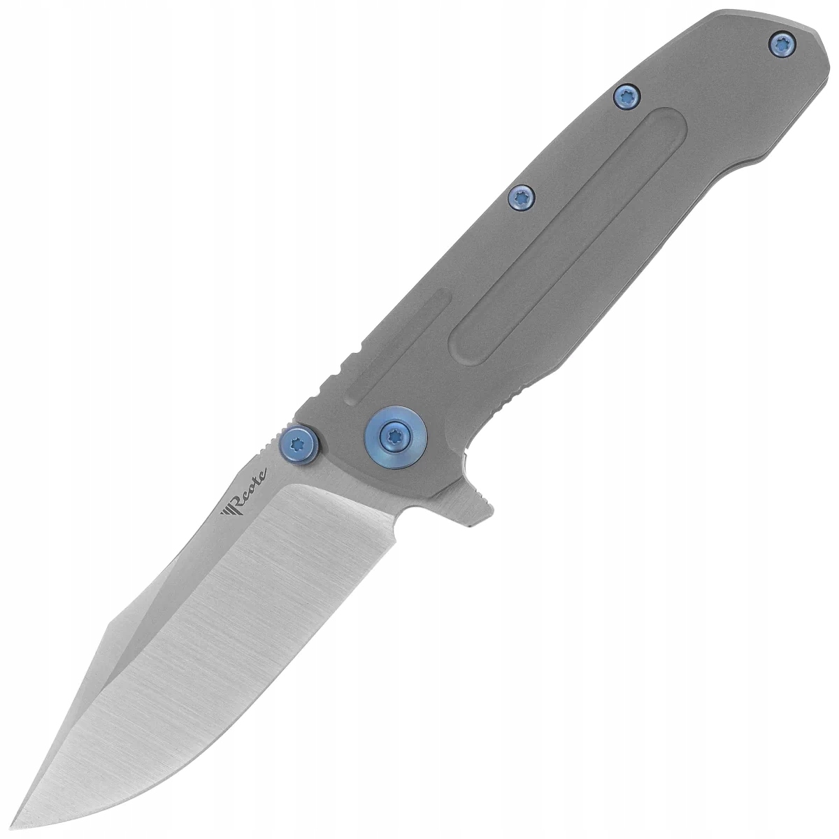 Nůž Edc Reate District 9 V2 Rukojeť z titanu Ocel 154CM Klips