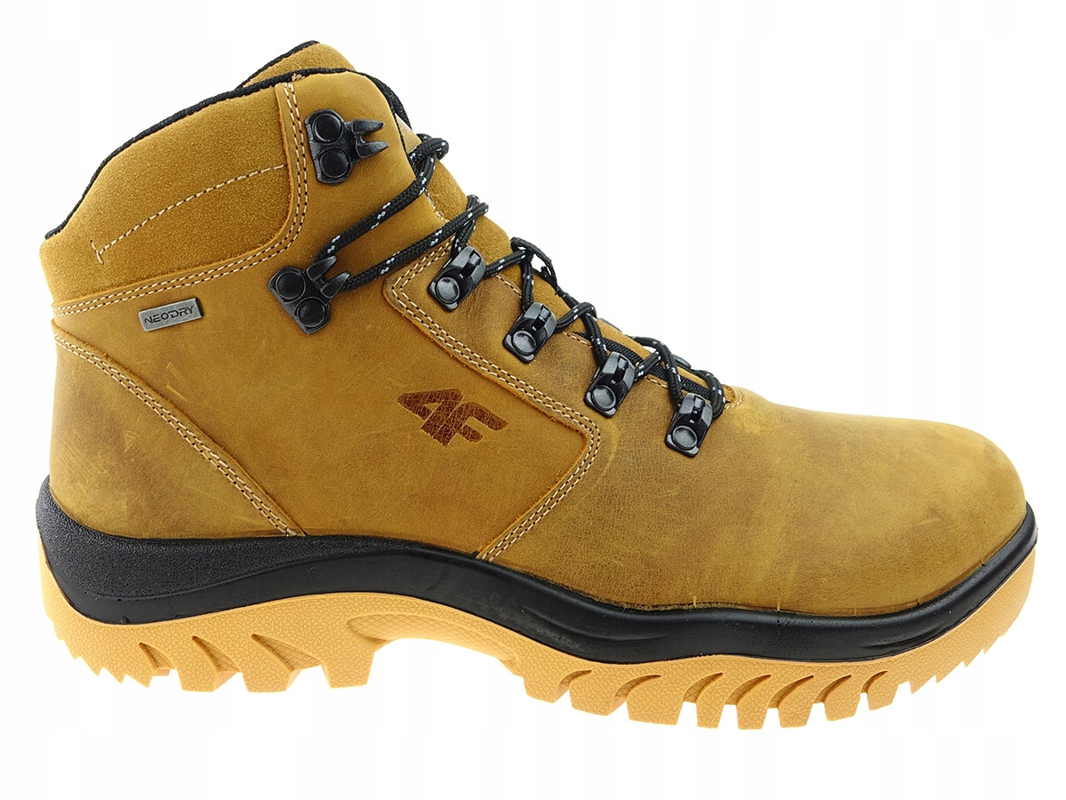 

Buty 4F trekking OBMH258 c.żółty skóra membrana 43
