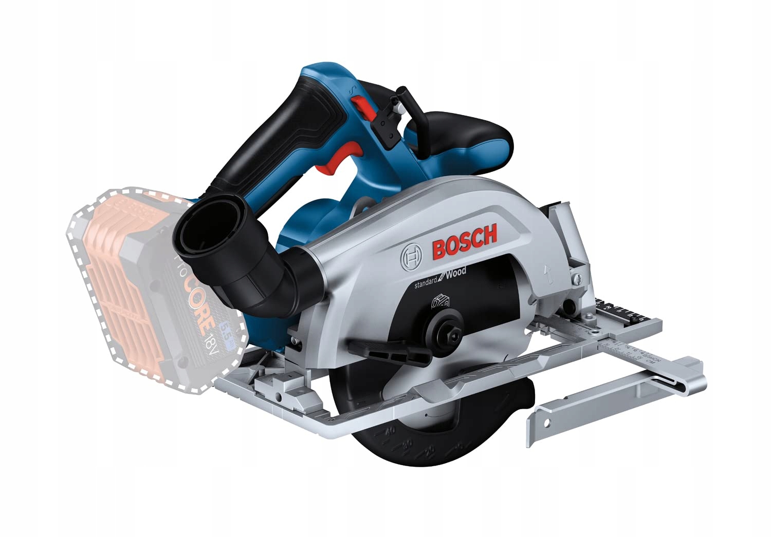 Bosch Pilarka tarczowa bezszczotokowa Gks 18V-57-2 Biturbo Body 18V 165mm