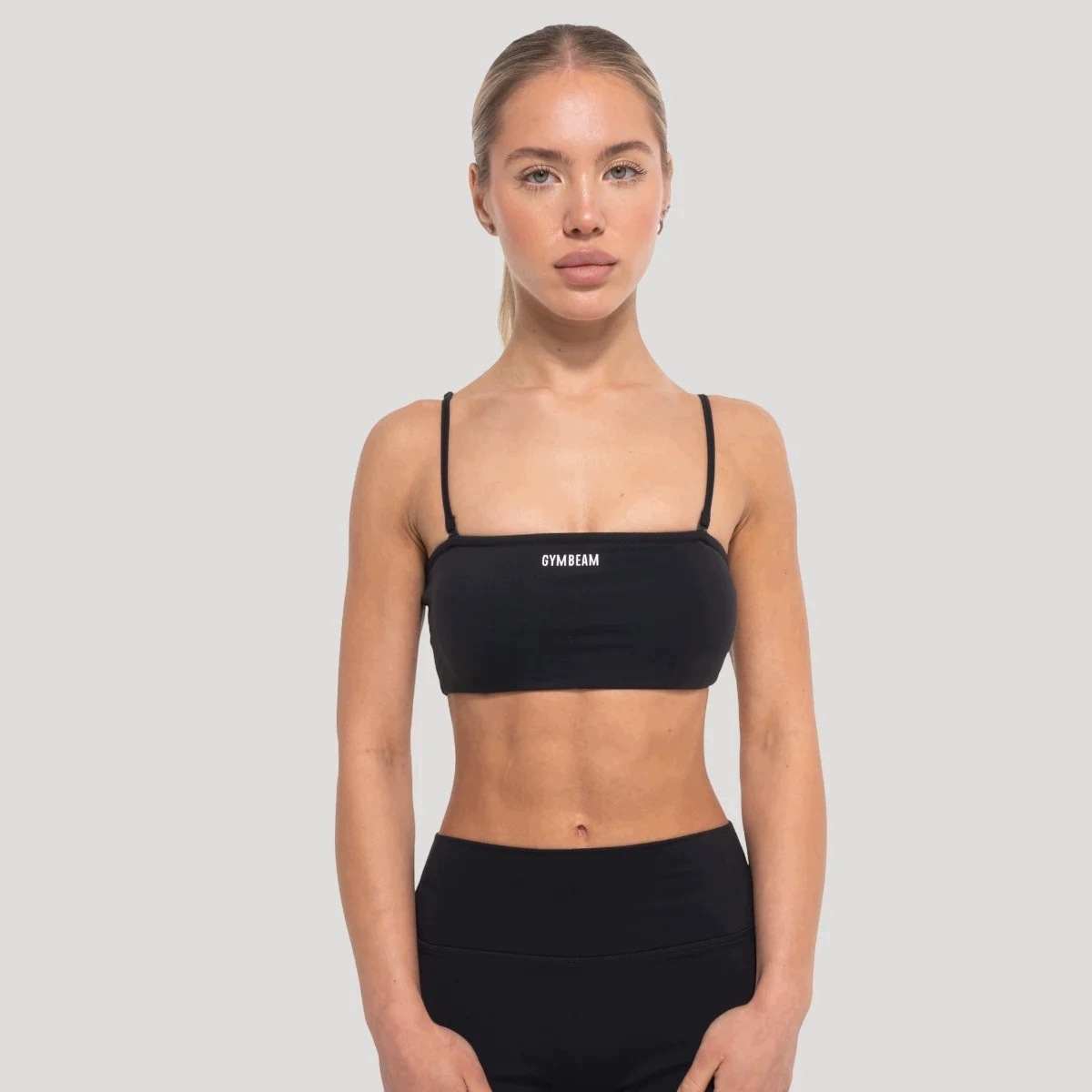 GymBeam Damski top sportowy Flow Black M
