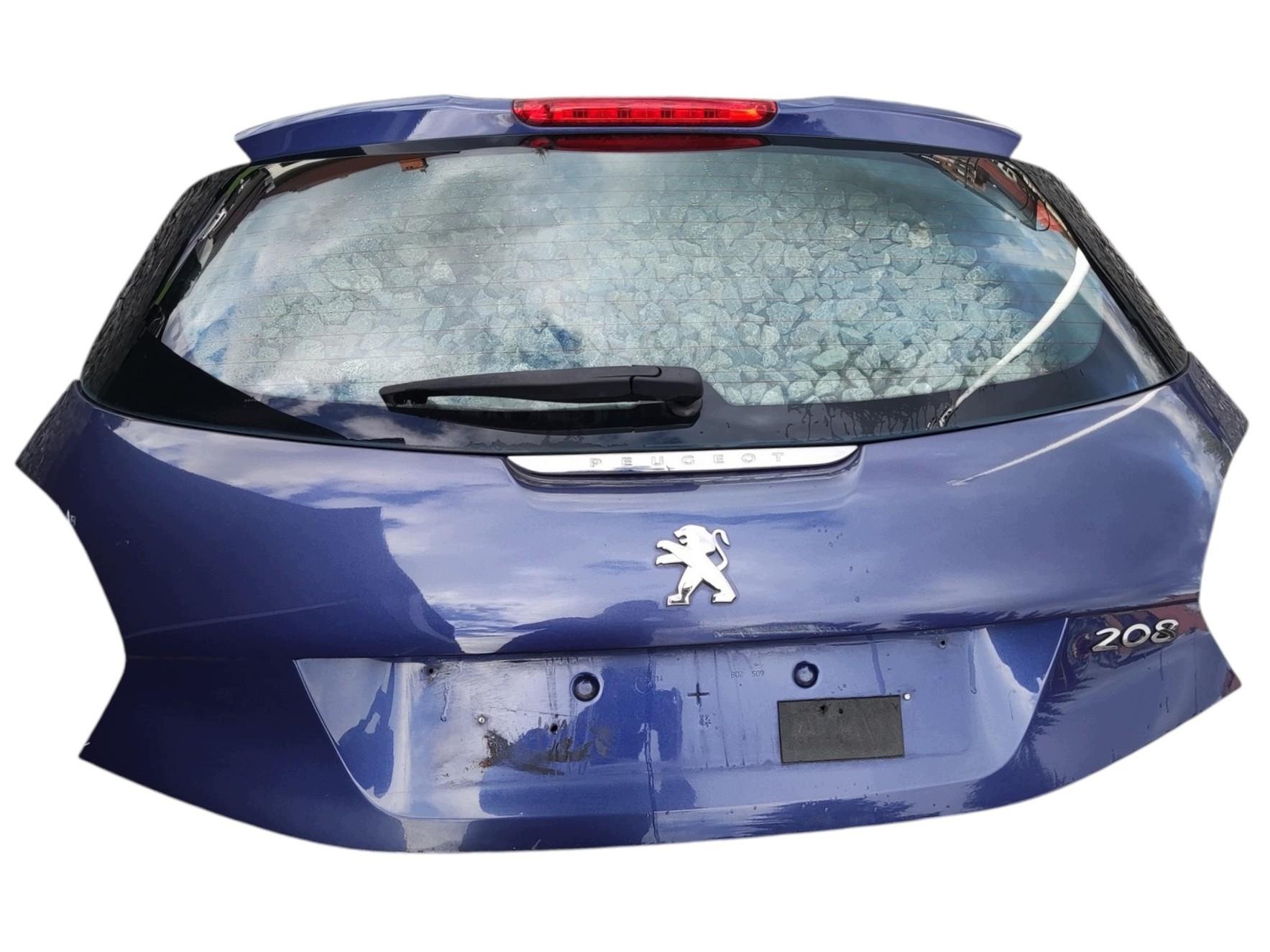 boot door rear cover boot window PEUGEOT 208 and 2012-2015