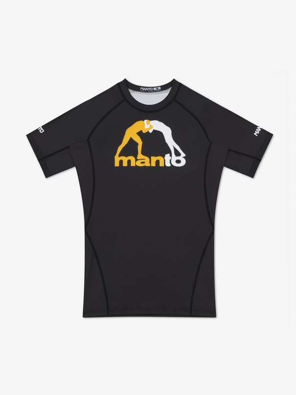 Manto Rashguard Shortsleeve Logo 25 Klasyk czarny S