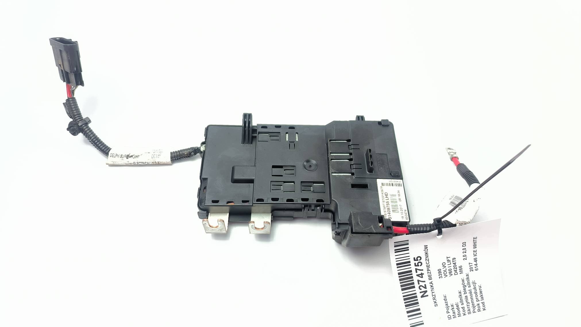 Module fusibles 31409755 VOLVO V60 et LIFT