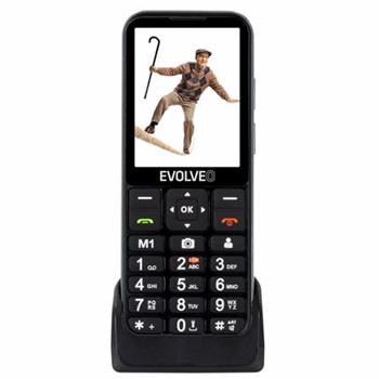 Evolveo EasyPhone Lt, mobilní telefon pro seniory s nabíjecím stojánkem (če